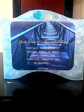 We’ve resin with quote light blue “Your heart is a beautiful thing”
