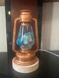Lighted resin Lantern